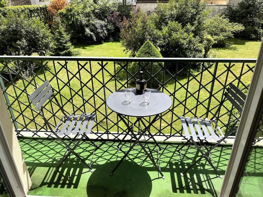 Superbe Appartement Avec Belle Vue Jardin Párizs Kültér fotó