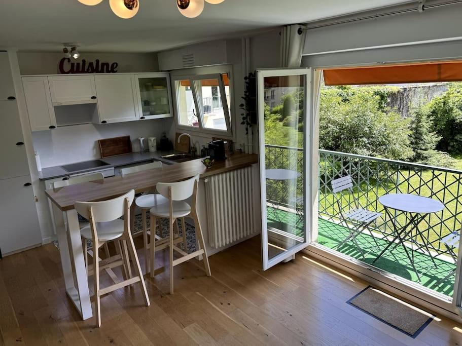 Superbe Appartement Avec Belle Vue Jardin Párizs Kültér fotó